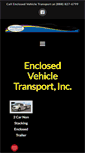 Mobile Screenshot of enclosedvehicletransport.com